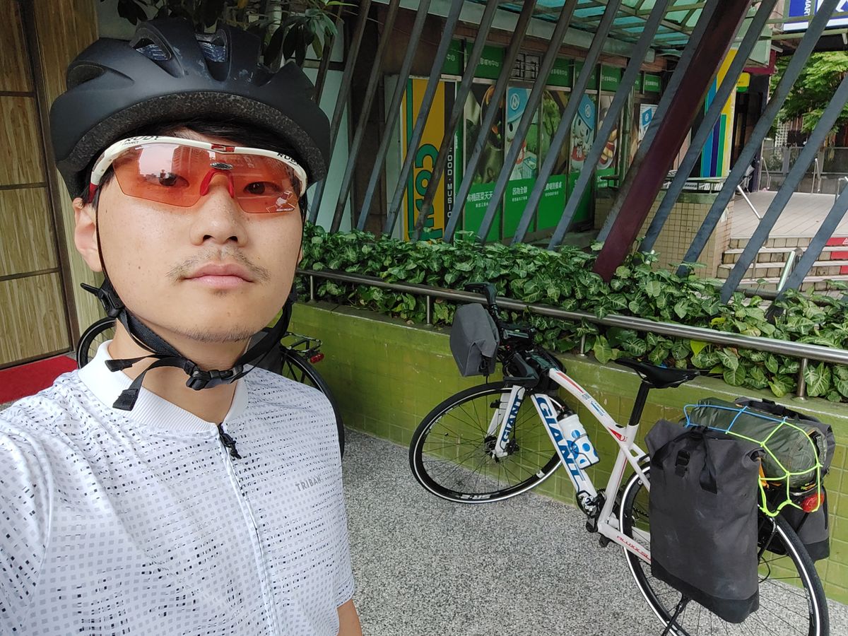 初日、出発直前